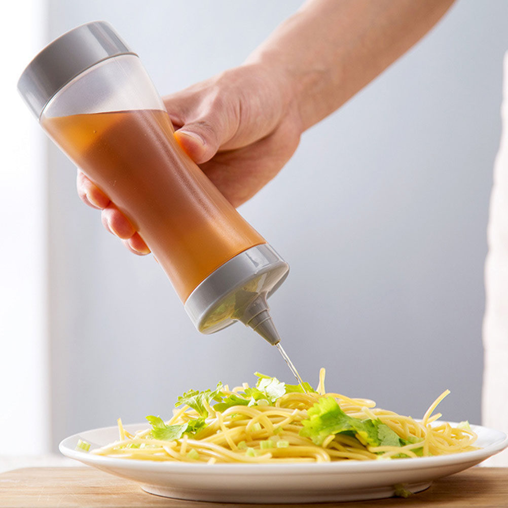 Sauce Squeeze Bottle - زجاجتان شفافتان قابلتان للضغط لحفظ الصلصات