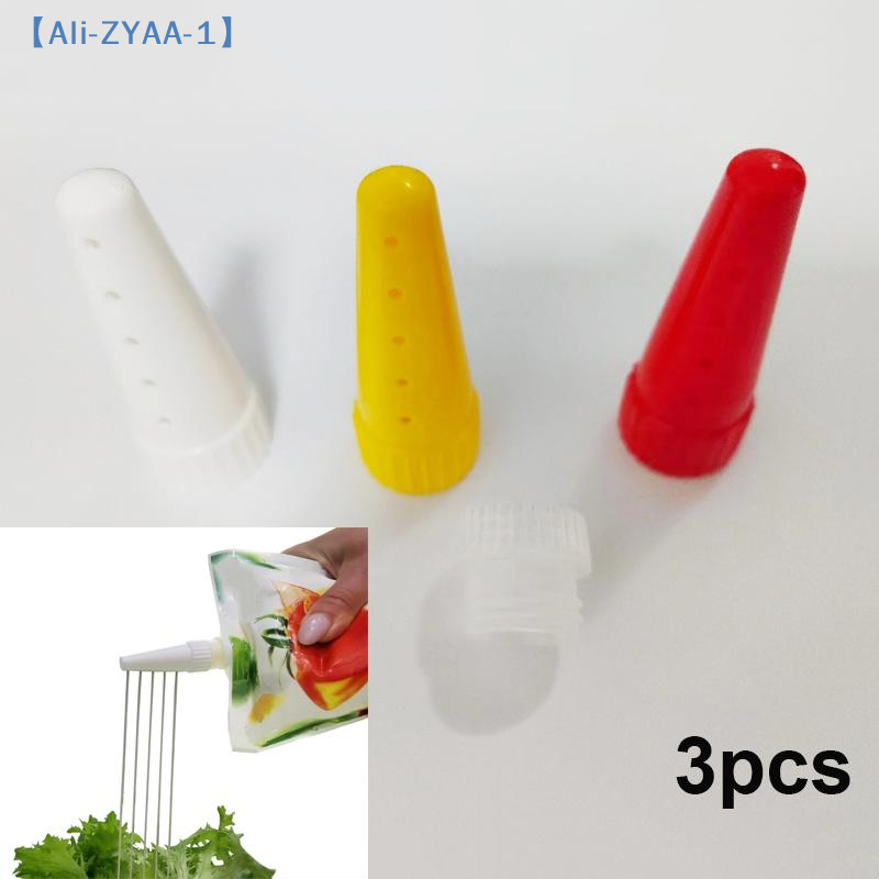 Sauce Squeeze Bottle - 3 قطع/مجموعة من زجاجات الكاتشب البلاستيكية