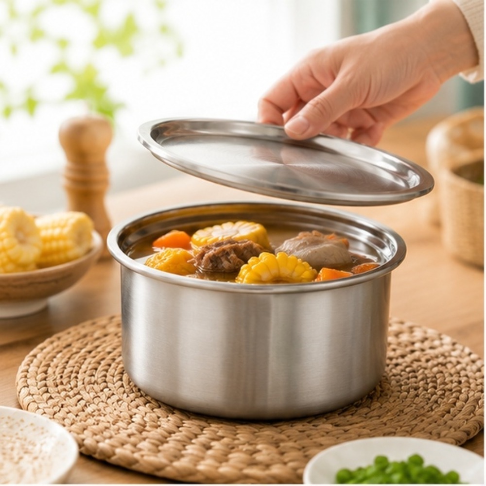 Meal Prep Kitchen - وعاء رامكن من الستانلس ستيل 304