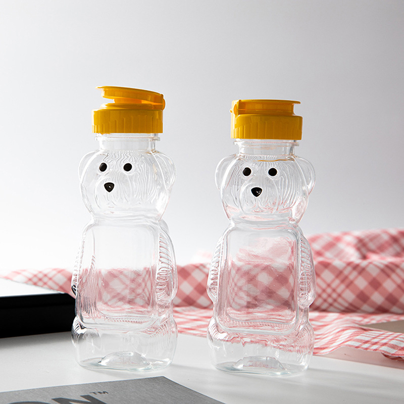 Sauce Squeeze Bottle - زجاجات ضغط بلاستيكية ، شكل دب