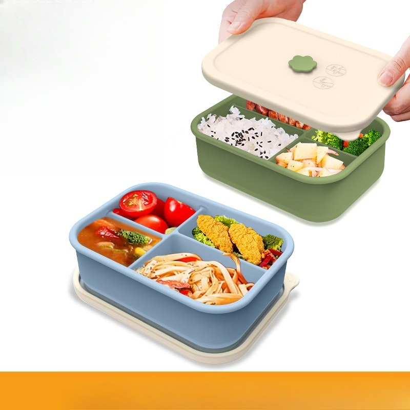 Meal Prep Diet - صندوق غداء من السيليكون آمن للاستخدام