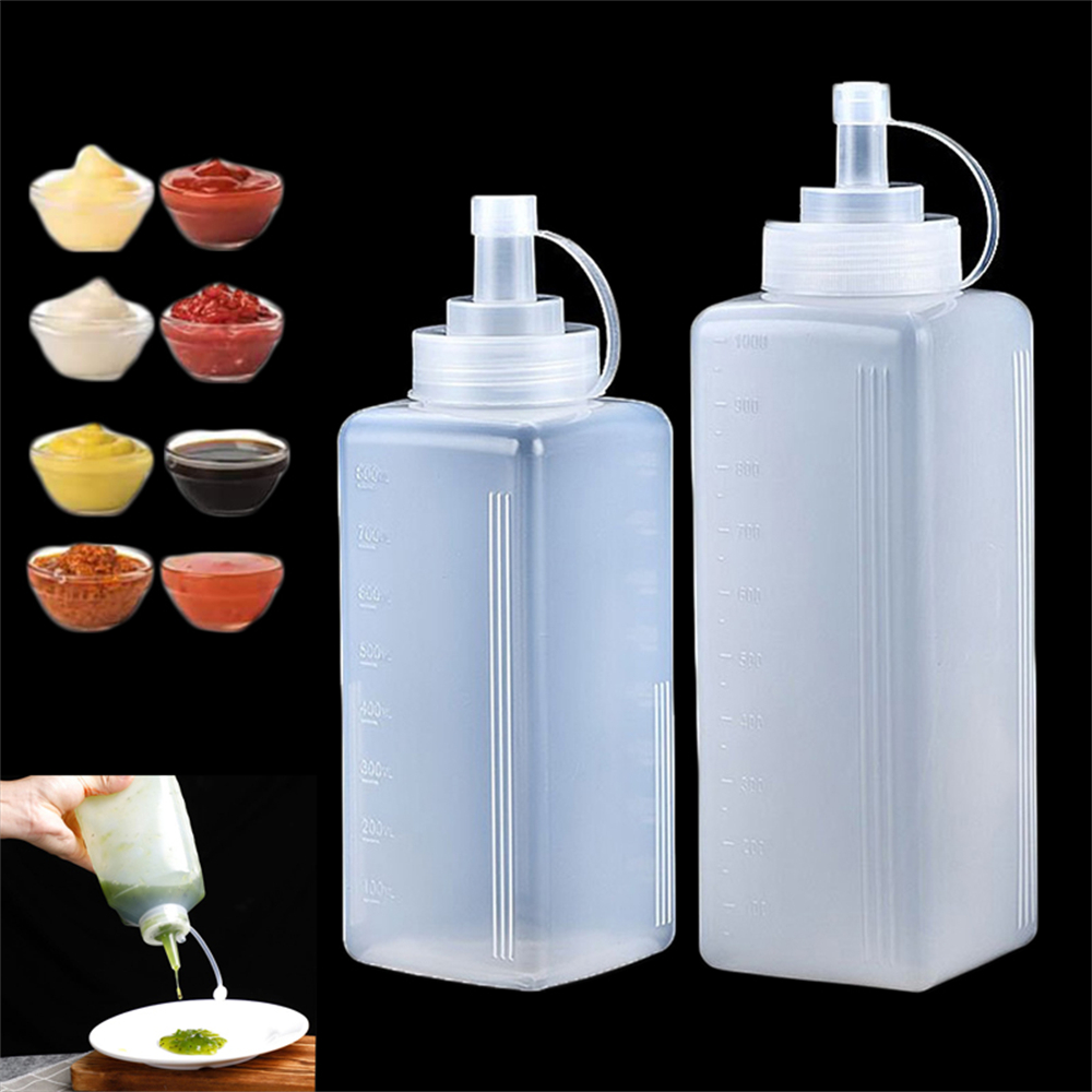 Sauce Squeeze Bottle - عبوة واحدة من زجاجة بلاستيكية قابلة