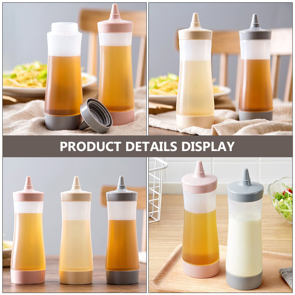 زجاجتان شفافتان قابلتان للضغط  - مراجعة Sauce Squeeze Bottle وسعره