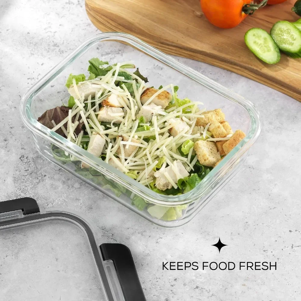 y حاويات تخزين المواد الغذائية - مراجعة Meal Prep Glass وسعره