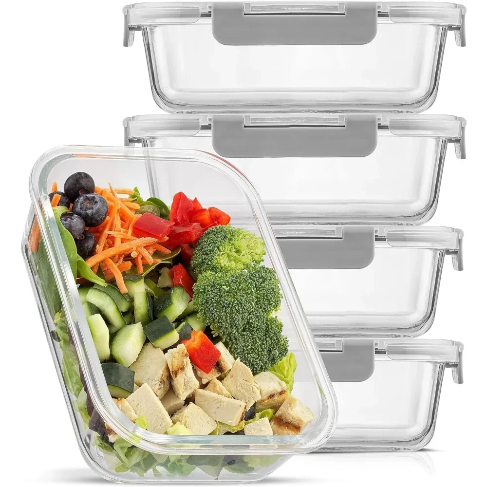 y حاويات تخزين المواد الغذائية - مراجعة Meal Prep Glass وسعره