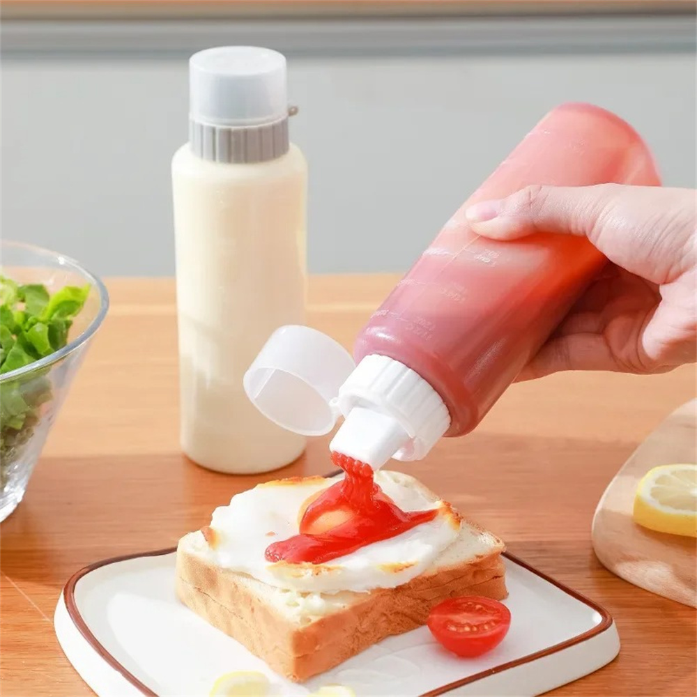 زجاجات ضغط للتوابل بخمس فتحات  - مراجعة Sauce Squeeze Bottle وسعره