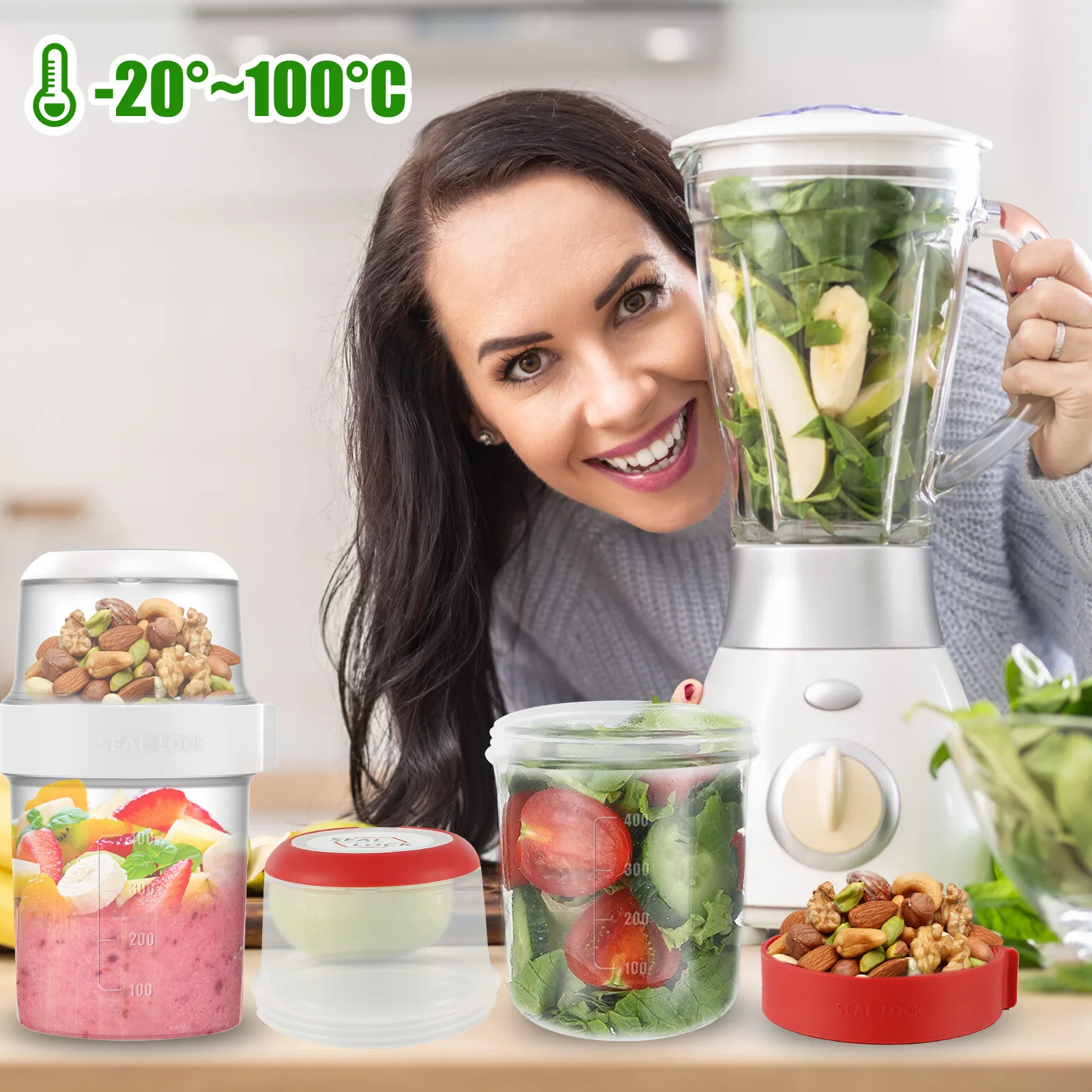 2 قطعة أكواب الإفطار قابلة لإع - مراجعة Overnight Oat Jar وسعره