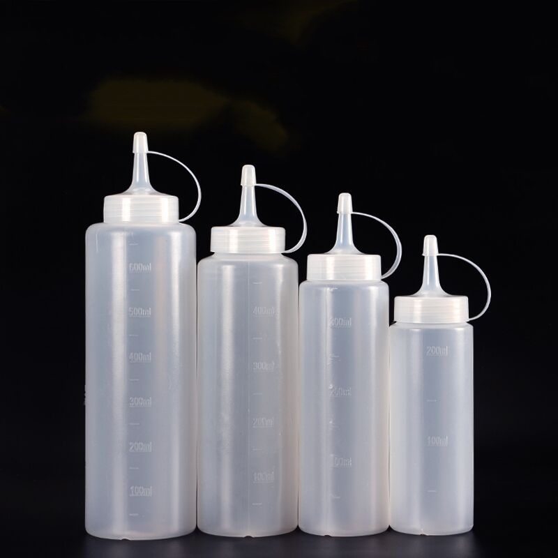 زجاجات بهار كبيرة مع فوهات كات - مراجعة Sauce Squeeze Bottle وسعره