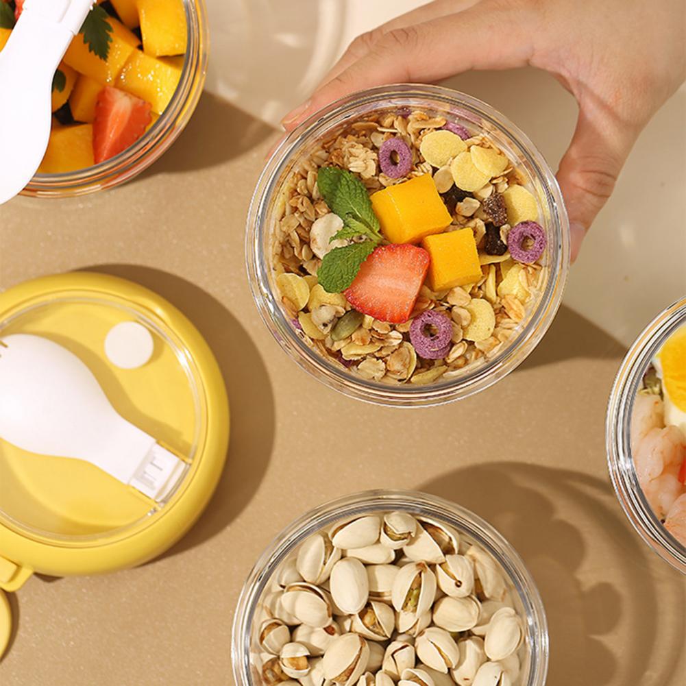 وعاء زجاجي للشوفان الليلي مع غ - مراجعة Overnight Oat Jar وسعره
