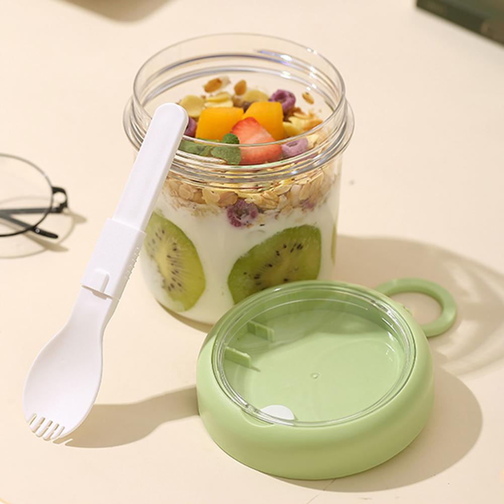 وعاء زجاجي للشوفان الليلي مع غ - مراجعة Overnight Oat Jar وسعره