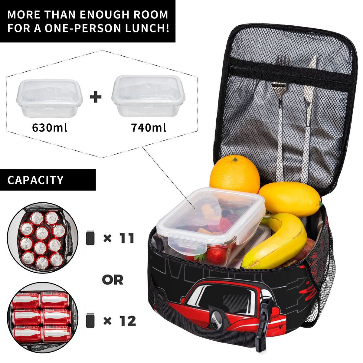 حقيبة طعام بتصميم رخام سيارة ر - مراجعة Meal Prep Diet وسعره
