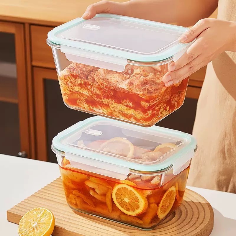 حاوية تخزين زجاجية كبيرة السعة - مراجعة Meal Prep Glass وسعره