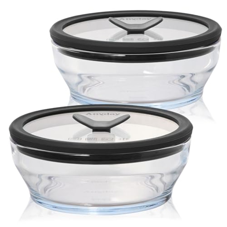طقم تخزين طعام زجاجي من قطعتين - مراجعة Meal Prep Glass وسعره