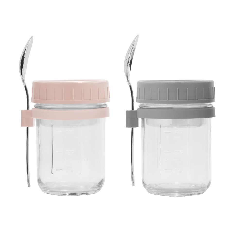 وعاء محمول لحفظ وجبات الشوفان  - مراجعة Overnight Oat Jar وسعره