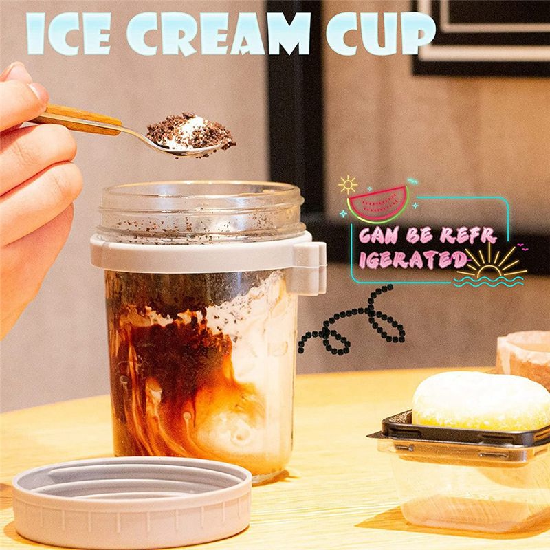 جرة شوفان قابلة لإعادة الاستخد - مراجعة Overnight Oat Jar وسعره