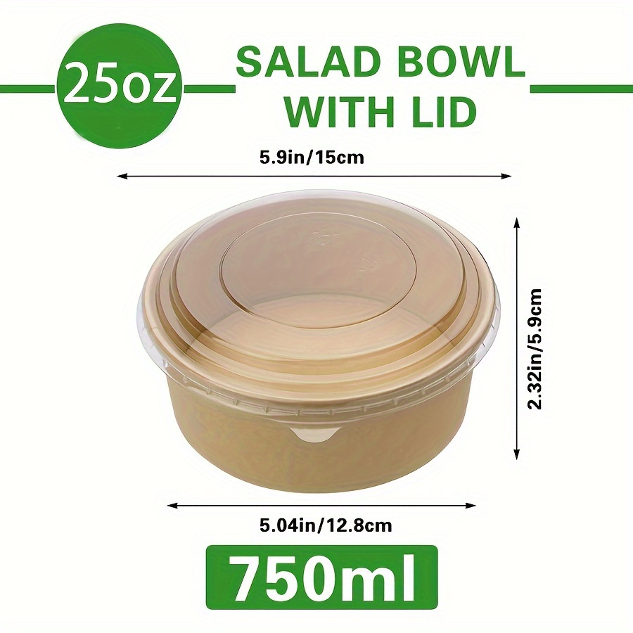 25 أونصة/750 مل 25/50 عبوة من  - مراجعة Meal Prep Kitchen وسعره