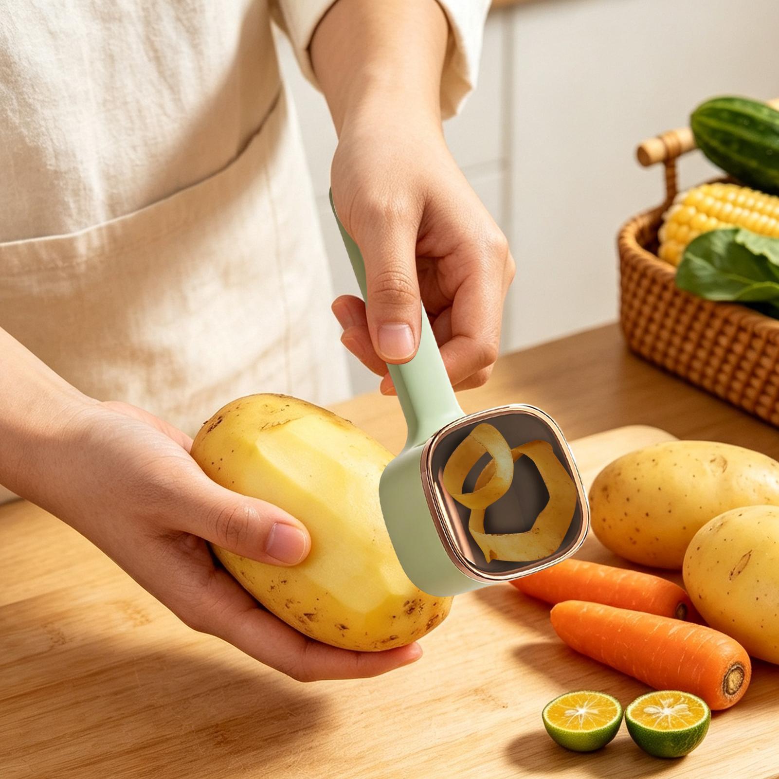مقشرة خضروات مع وعاء تجميع، أد - مراجعة Meal Prep With Potatoes وسعره