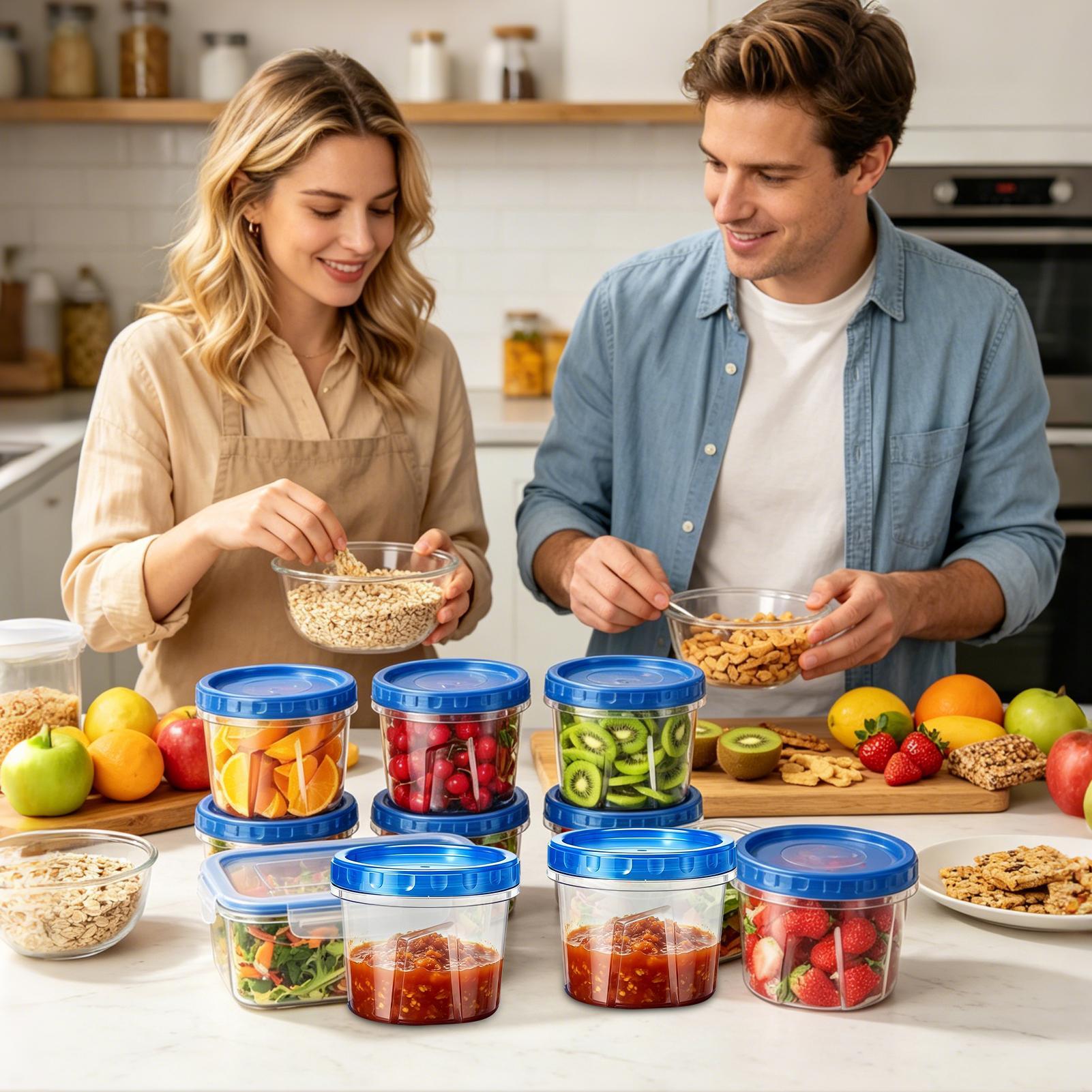 حاويات تخزين للمجمدات سعة 16 أ - مراجعة Meal Prep Kitchen وسعره