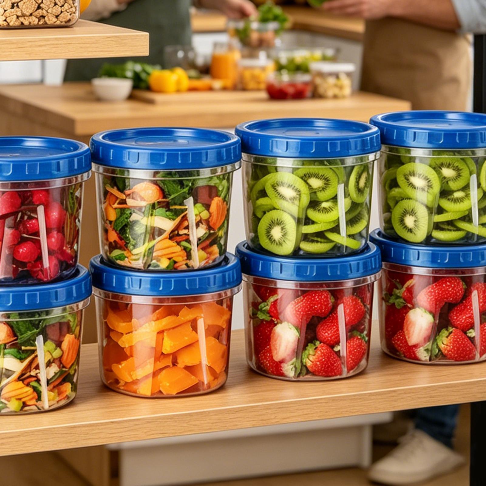 حاويات تخزين للمجمدات سعة 16 أ - مراجعة Meal Prep Kitchen وسعره
